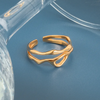 18 Karat Gold Plated branch ring