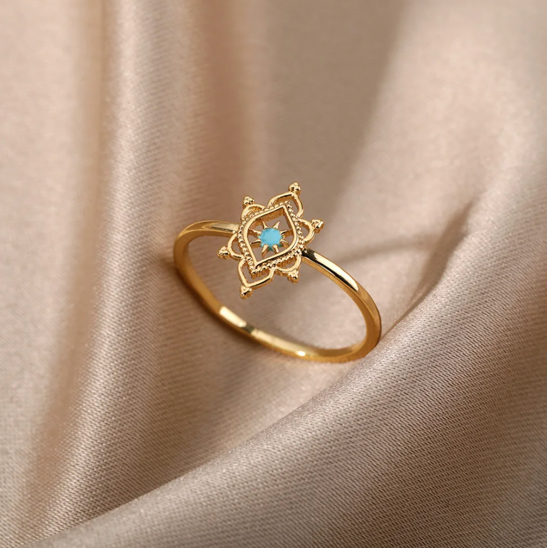 18 Karat Gold Plated antique ring