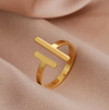 Elegant 18 Karat Gold Plated ring