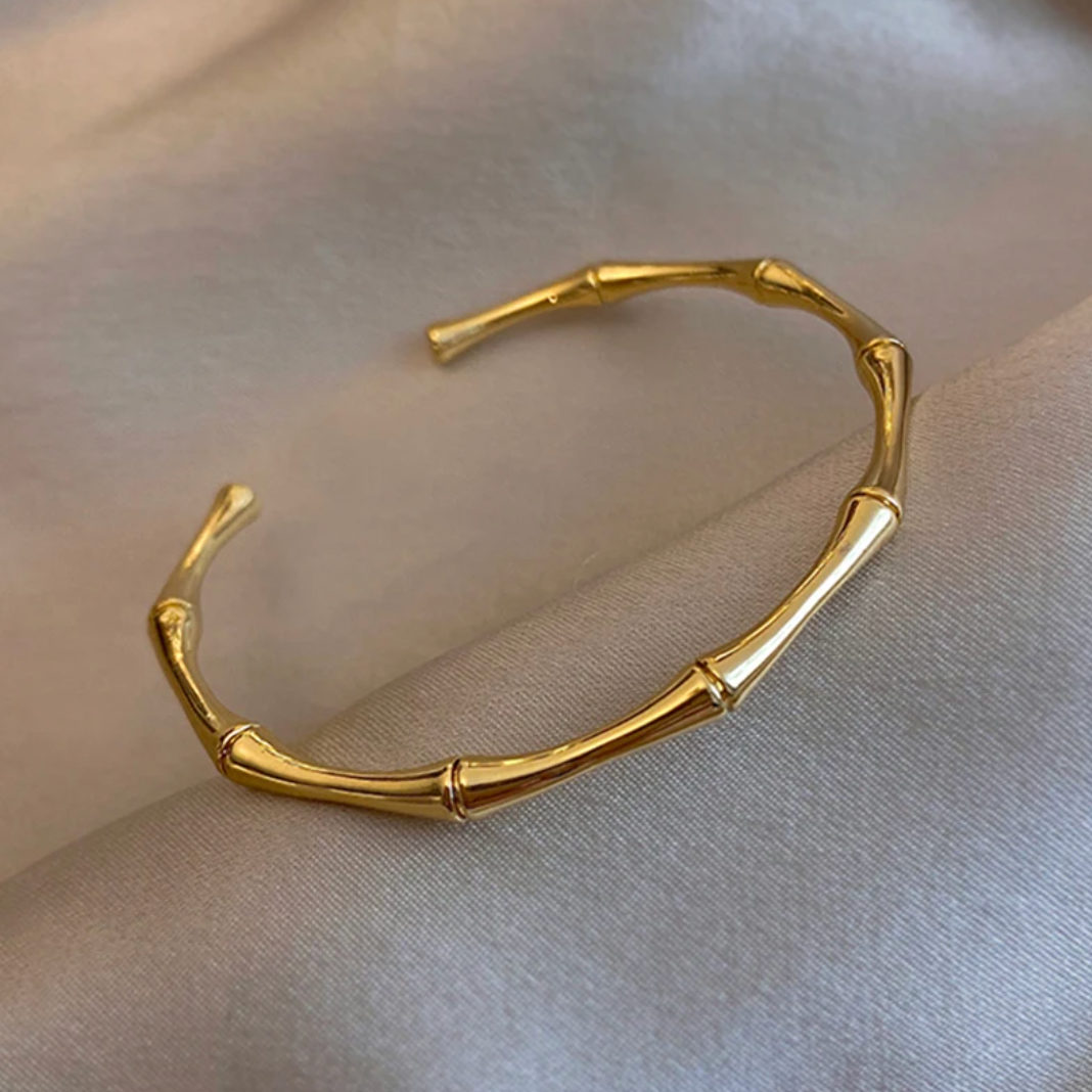 18 Karat Gold Plated bracelet in forest branch style