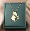 Mother's love necklace with 18K gold plating