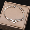 Infinity Bracelet in 925 Sterling Silver