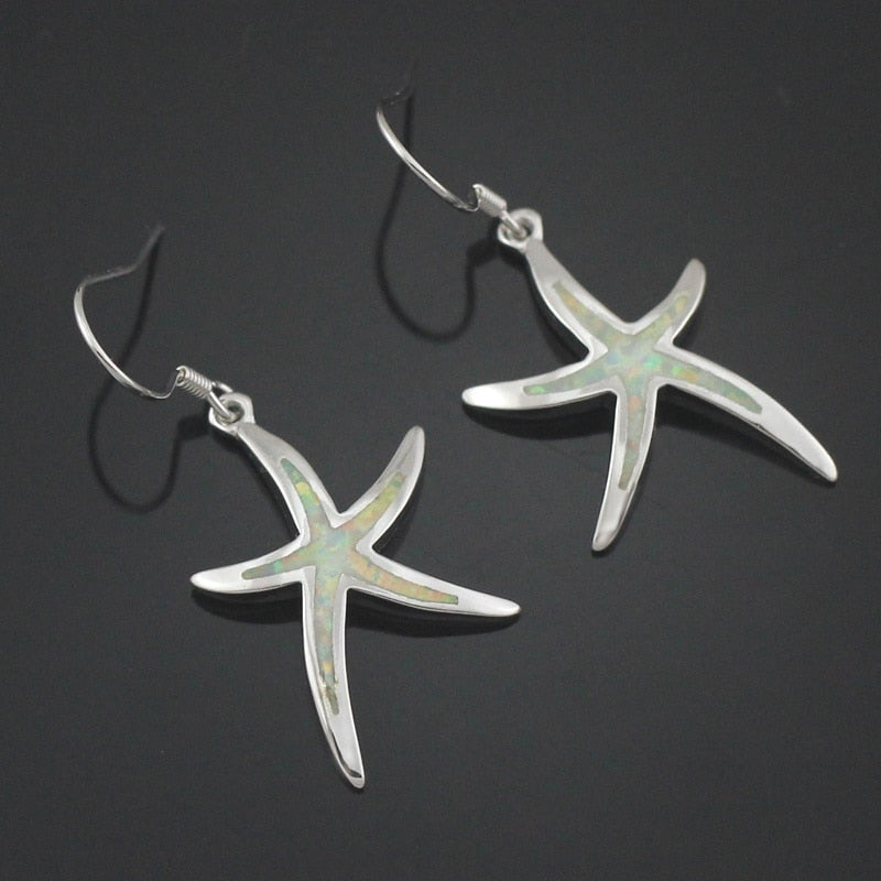 Starfish Long Earrings