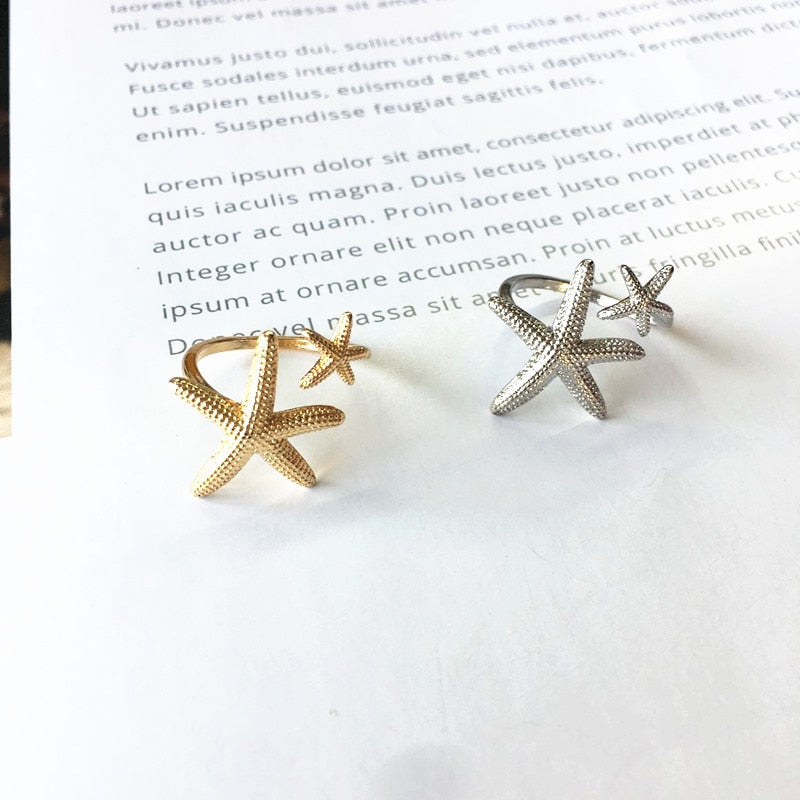 Starfish Adjustable Ring