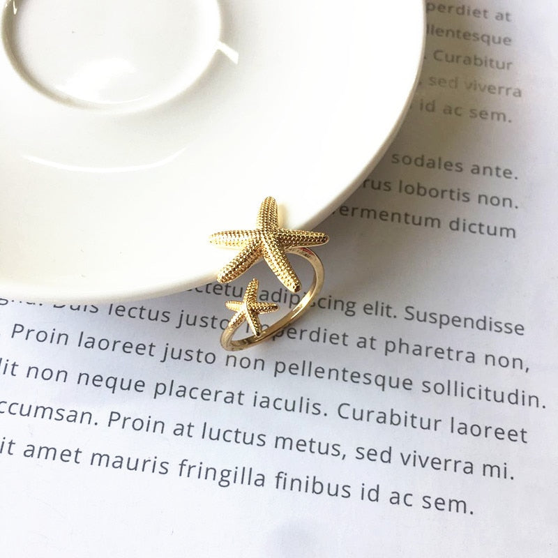 Starfish Adjustable Ring