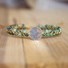 Hand-Woven Natural Stone Tree of Life Bracelet