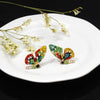 Limited edition colorful butterfly earrings