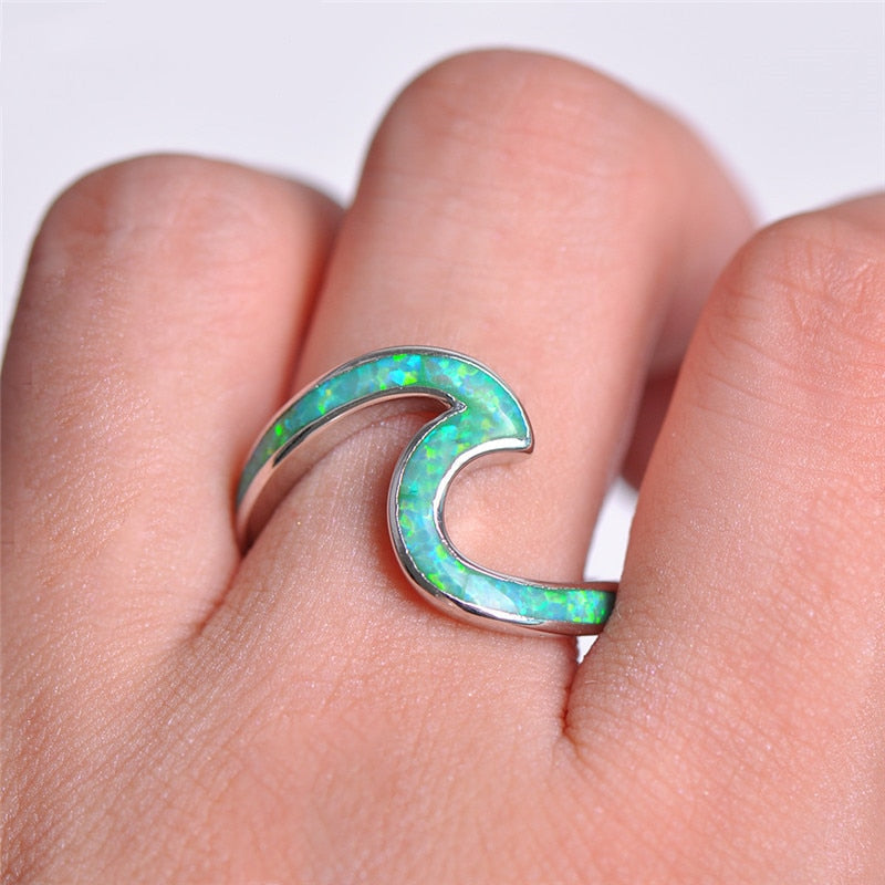 Ocean Wave Ring