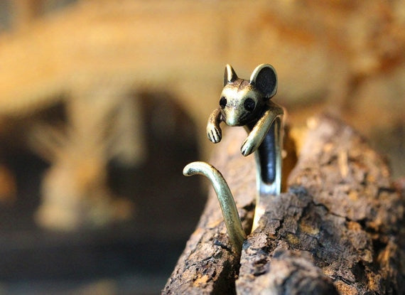 Little Mouse Adjustable Ring