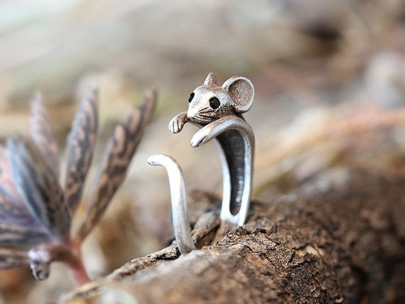 Little Mouse Adjustable Ring