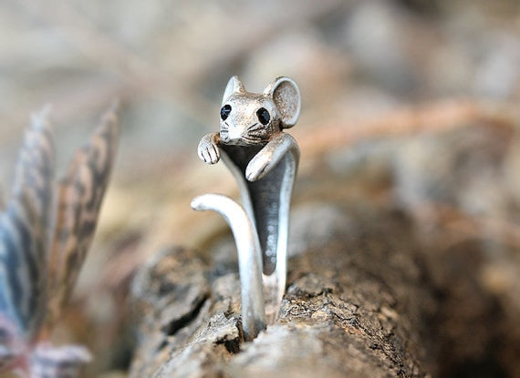 Little Mouse Adjustable Ring