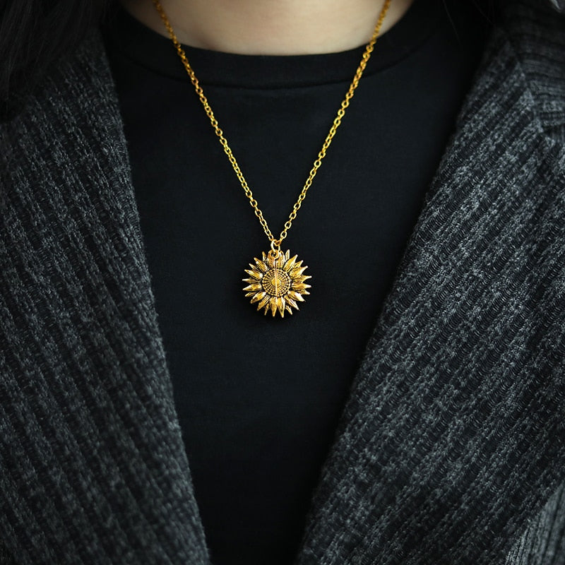 Lucky Sunflower Pendant