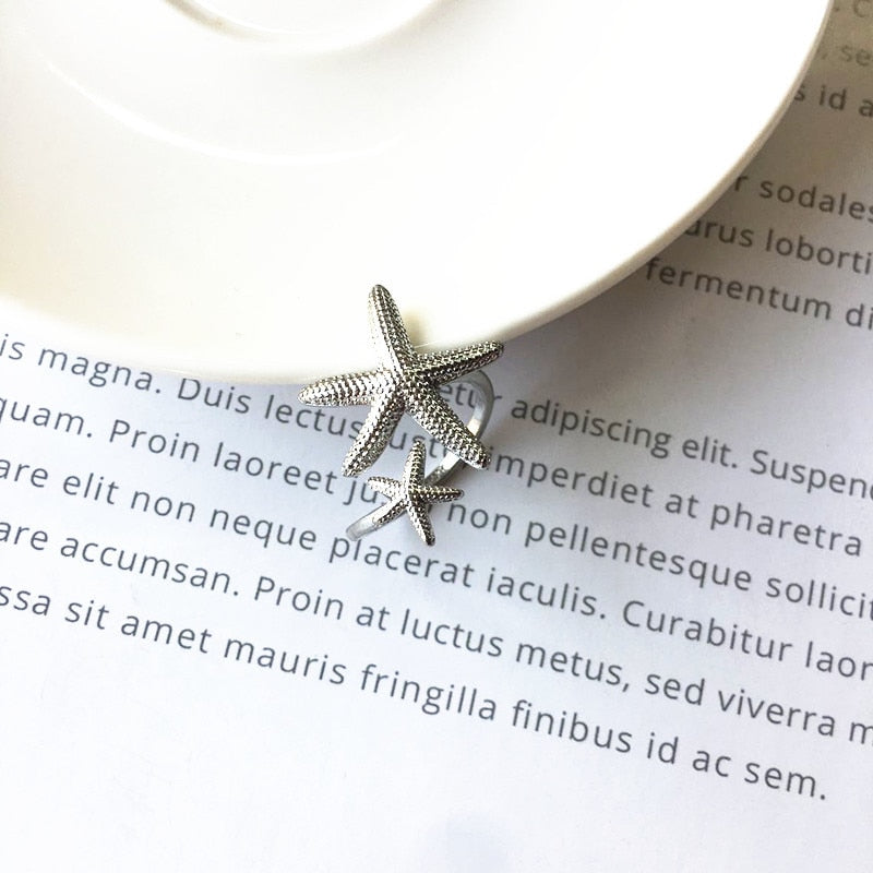 Starfish Adjustable Ring