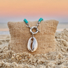 Golden Sea Shell Good Luck Necklace