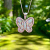 Handmade butterfly pendant